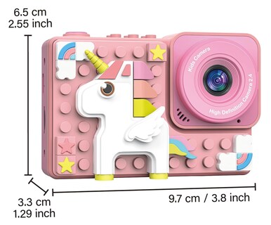 Foto 4 | Foto 4 | Juguete Belug Cámara Digital Niños Foto Video 32gb Doble Lente Rosa