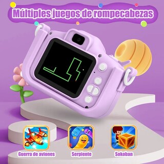 Foto 6 | Foto 6 | Cámara Lab.g Digital Hd De Doble Lente Para Niños Morado