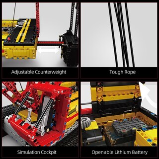 Foto 5 | Foto 5 | Kit De Bloques De Construcción Mould King Crawler Crane Lr13000 Con Motor - Venta Internacional.