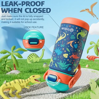 Foto 6 | Foto 6 | Botella De Agua Fimibuke Kids Con Aislamiento De 420 Ml Con Tapa Y Asa - Venta Internacional.