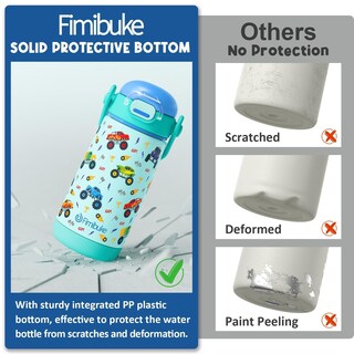 Foto 7 | Foto 7 | Botella De Agua Fimibuke Kids Con Aislamiento De 420 Ml Con Tapa Y Asa - Venta Internacional.