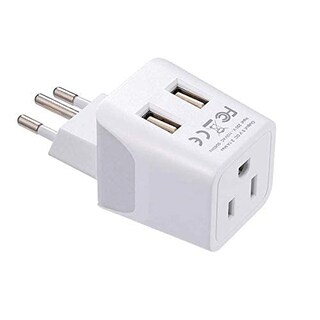 Foto 4 | Foto 4 | Set De Enchufes De Viaje Ceptics Brazil Con 2 Entradas Usb Y Enchufe Ee. Uu. - Venta Internacional.