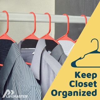 Foto 5 | Foto 5 | Perchas Para Ropa Lifemaster De Plástico Muy Resistentes Color Marrón 100 Unidades - Venta Internacional.