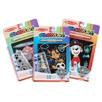 Almohadillas Para Actividades Melissa & Doug Paw Patrol Scratch Art Paquete De 3 - Venta Internacional.