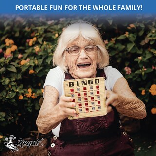 Foto 4 | Foto 4 | Cartones De Bingo Regal Bingo Bulk Paquete De 100 Con Ventanas Corredizas - Venta Internacional.