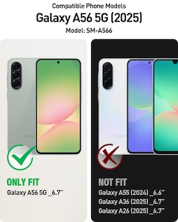 Foto 2 | Foto 2 | Funda Poetic Guardian Para Samsung Galaxy A56 5g Color Negro Y Transparente - Venta Internacional.