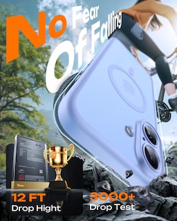 Foto 5 | Foto 5 | Funda De Teléfono Tocol Para Iphone 17 Con Protección De Cámara Color Azul Claro - Venta Internacional.