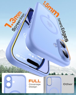 Foto 6 | Foto 6 | Funda De Teléfono Tocol Para Iphone 17 Con Protección De Cámara Color Azul Claro - Venta Internacional.