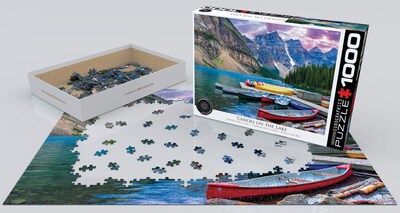 Foto 3 | Foto 3 | Rompecabezas Eurographics Canoes On The Lake 1000 Piezas - Venta Internacional.