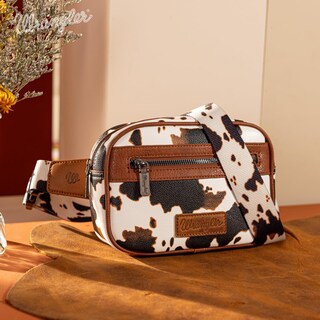 Foto 3 | Foto 3 | Riñonera Montana West Wrangler Con Estampado De Vaca Para Mujer Y Hombre - Venta Internacional.