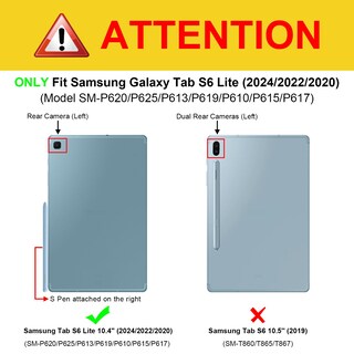 Foto 2 | Foto 2 | Funda Fintie Slim Para Samsung Galaxy Tab S6 Lite 10.4 - Venta Internacional.