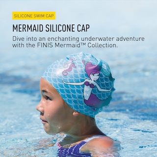 Foto 2 | Foto 2 | Gorro De Natación Finis Mermaid Silicone Para Niños Paradise Color - Venta Internacional.