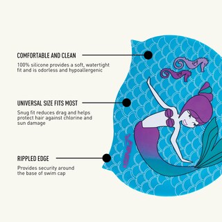 Foto 4 | Foto 4 | Gorro De Natación Finis Mermaid Silicone Para Niños Paradise Color - Venta Internacional.