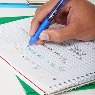 Foto 4 | Foto 4 | Bolígrafos De Gel Paper Mate Inkjoy Punta Mediana 0 7 Mm Azul Oscuro 12 - Venta Internacional.