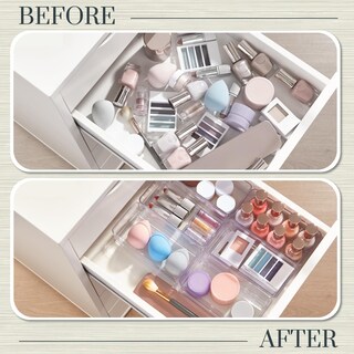 Foto 6 | Foto 6 | Set Organizador De Cajones Stori Simplesort 6 Piezas Plástico Transparente - Venta Internacional.