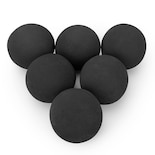Juego De 6 Piedras De Fuego Redondas De Cerámica Stanbroil 13 Cm Color Negro - Venta Internacional.