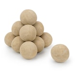 Juego De 12 Piedras De Fuego Redondas Stanbroil De Cerámica 10 Cm Color Beige - Venta Internacional.