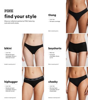 Foto 5 | Foto 5 | Ropa Interior Victoria's Secret Pink No Show Cheeky Women Xs - Venta Internacional.