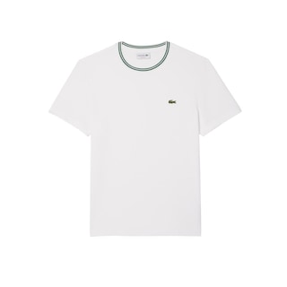 Foto 3 | Foto 3 | Camiseta Lacoste Classic Fit Semi Fancy Para Hombre Blanca - Venta Internacional.