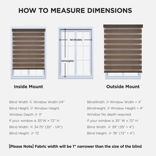 Foto 7 | Foto 7 | Persianas Zebra Joydeco Inalámbricas Color Café 48 X 122 Cm Para Windows - Venta Internacional.