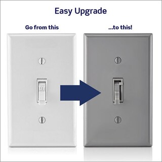 Foto 2 | Foto 2 | Interruptor De Intensidad Leviton Toggle Slide Tsl06-1lg Para Bombillas Led - Venta Internacional.