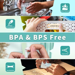 Foto 6 | Foto 6 | Cinta Para Rotular Phomemo D30 Negra Sobre Estampado De Panda - Venta Internacional.