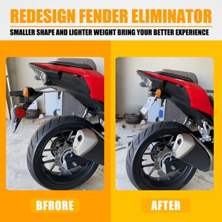 Foto 6 | Foto 6 | Soporte De Matrícula Eliminador De Guardabarros Para Motocicletas Honda Cbr500r Cb500f 2016-2024 - Venta Internacional.