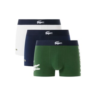 Foto 1 | Foto 1 | Trunks Lacoste Para Hombre Algodón Elástico Estampado De Cocodrilo Grande Paquete De 3 - Venta Internacional.