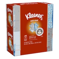 Toallitas Faciales Kleenex Antivirales Paquete De 4 - Venta Internacional.