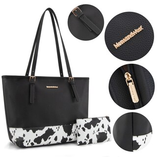 Foto 7 | Foto 7 | Bolso De Mano Montana West De Piel Con Estampado De Vaca Para Mujer - Venta Internacional.