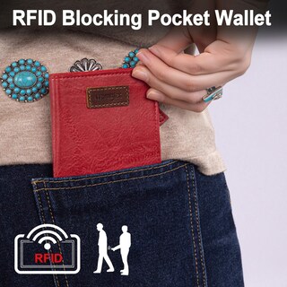 Foto 4 | Foto 4 | Billetera Wrangler Para Mujer Pequeña Con Forro Rfid Y Monedero - Venta Internacional.