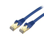 Cable Ethernet Startech Cat6a 10gbe Blindado Rj45 De 8 Pies Azul - Venta Internacional.