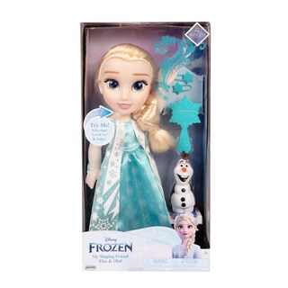 Foto 2 | Foto 2 | Muñeca Disney Frozen Elsa Classic Cantando Con Figura De Olaf - Venta Internacional.