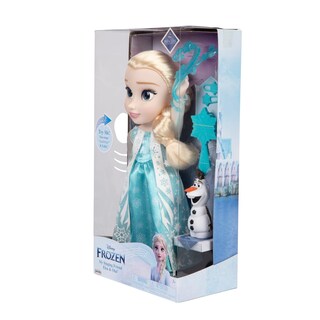 Foto 4 | Foto 4 | Muñeca Disney Frozen Elsa Classic Cantando Con Figura De Olaf - Venta Internacional.