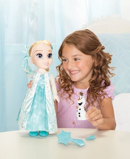 Foto 5 | Foto 5 | Muñeca Disney Frozen Elsa Classic Cantando Con Figura De Olaf - Venta Internacional.
