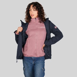 Foto 4 | Foto 4 | Chamarra Dos En Una Para Mujer Greenlander Azul Marino