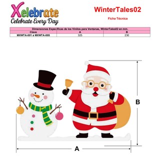 Foto 5 | Foto 5 | Vinil Estático Para Vidrio Ventdepot Mxwta-001 1 Pieza Navidad Multicolor