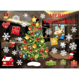 Foto 3 | Foto 3 | Vineles Pvc Estático Ventdepot Mxwaa-004 4 Piezas Navidad Multicolor