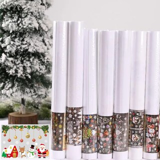 Foto 6 | Foto 6 | Vinil Para Ventana Ventdepot Mxwta-004 4 Piezas Navidad Multicolor