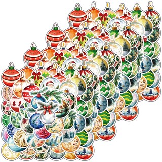 Foto 2 | Foto 2 | Calcomanías Fiesta Día De Navidad Ventdepot Mxdrx-004 4 Piezas Esferas Navideñas Multicolor