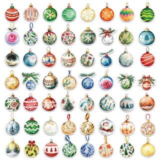 Foto 4 | Foto 4 | Calcomanías Fiesta Día De Navidad Ventdepot Mxdrx-004 4 Piezas Esferas Navideñas Multicolor