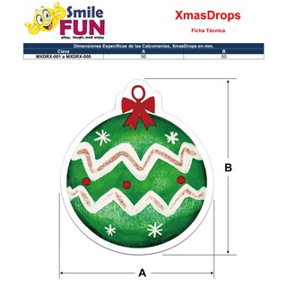 Foto 5 | Foto 5 | Calcomanías Fiesta Día De Navidad Ventdepot Mxdrx-004 4 Piezas Esferas Navideñas Multicolor