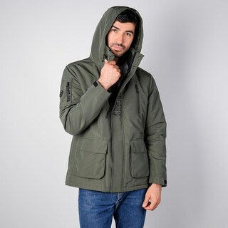 Foto 7 | Foto 7 | Chamarra De Poliéster Para Hombre Con Capucha Y Múltiples Bolsillos Greenlander Verde