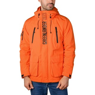 Foto 2 | Foto 2 | Chamarra De Poliéster Para Hombre Con Capucha Y Múltiples Bolsillos Greenlander Naranja