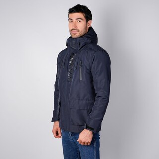 Foto 5 | Foto 5 | Chamarra De Poliéster Para Hombre Con Capucha Y Múltiples Bolsillos Greenlander Azul Marino