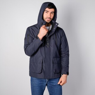 Foto 7 | Foto 7 | Chamarra De Poliéster Para Hombre Con Capucha Y Múltiples Bolsillos Greenlander Azul Marino