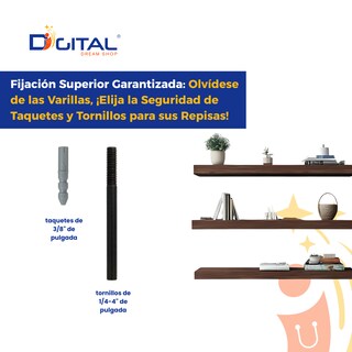 Foto 2 | Foto 2 | Kit 3 Repisas Flotantes Varizo Negro Estantes Minimalista 30x15 cm