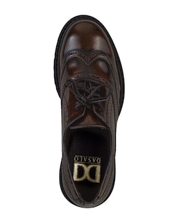 Foto 5 | Foto 5 | Bostoniano De Piel Vacuno Café Con Suela Gruesa Para Hombre