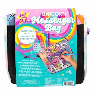 Foto 7 | Foto 7 | Bandolera Just My Style Para Colorear Tu Propio Unicornio Para Niñas De 6 A 9 Años - Venta Internacional.