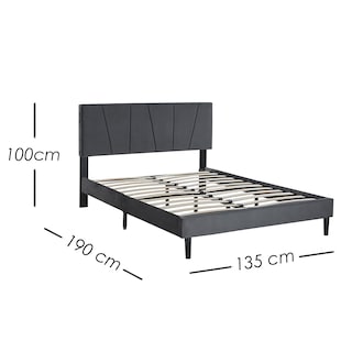 Foto 2 | Foto 2 | Base De Cama Matrimonial Con Cabecera Moderna Ilios Innova. Diseño Elegante Estructura Reforzada Y Tapizado Negro